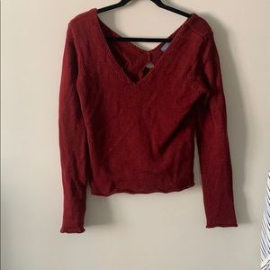 Neely red sweater
